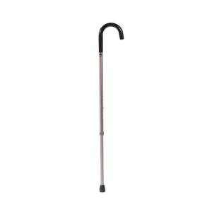 Carex Black / Pewter Adjustable Round Walking Cane