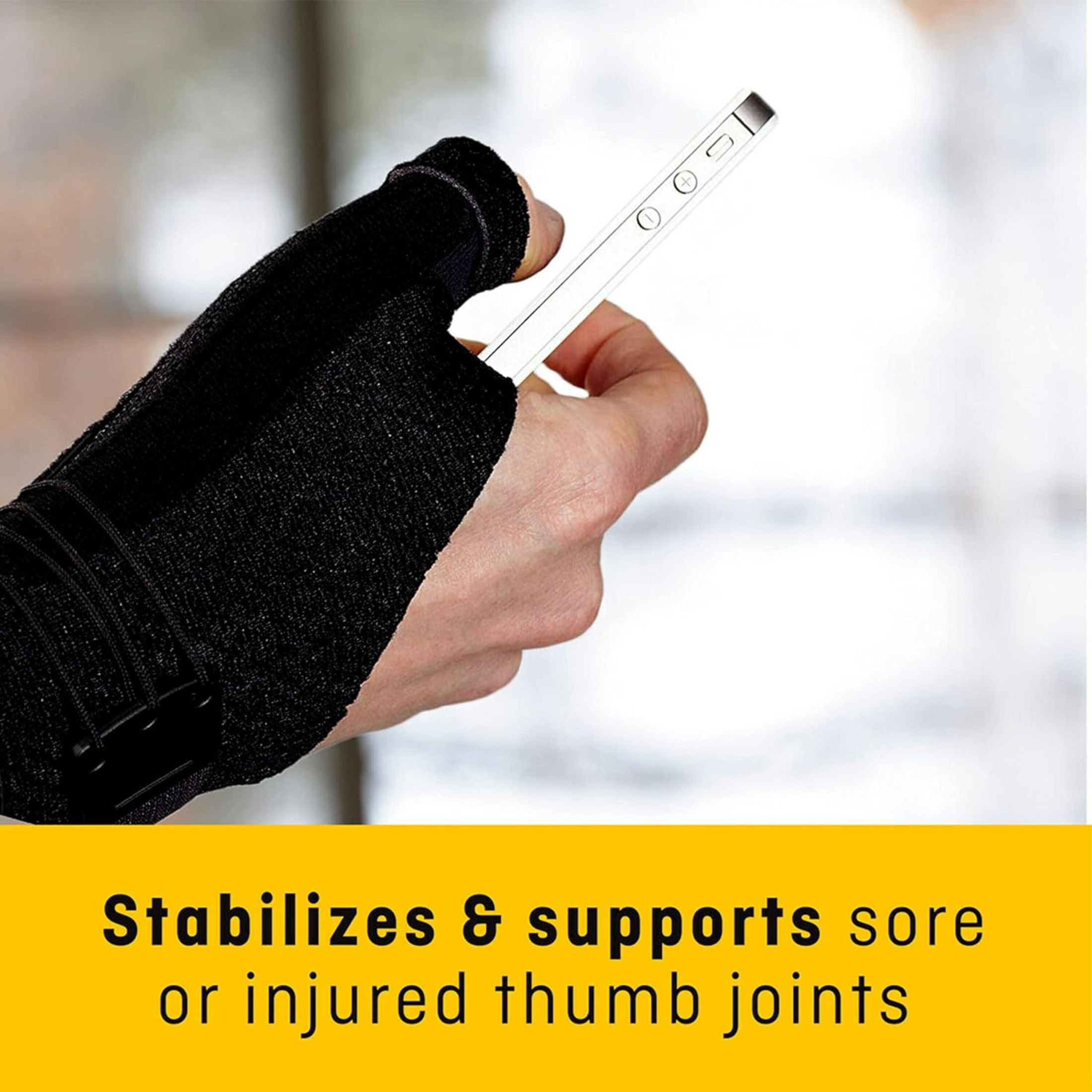 Futuro Deluxe Thumb Stabilizer Black Small/Medium