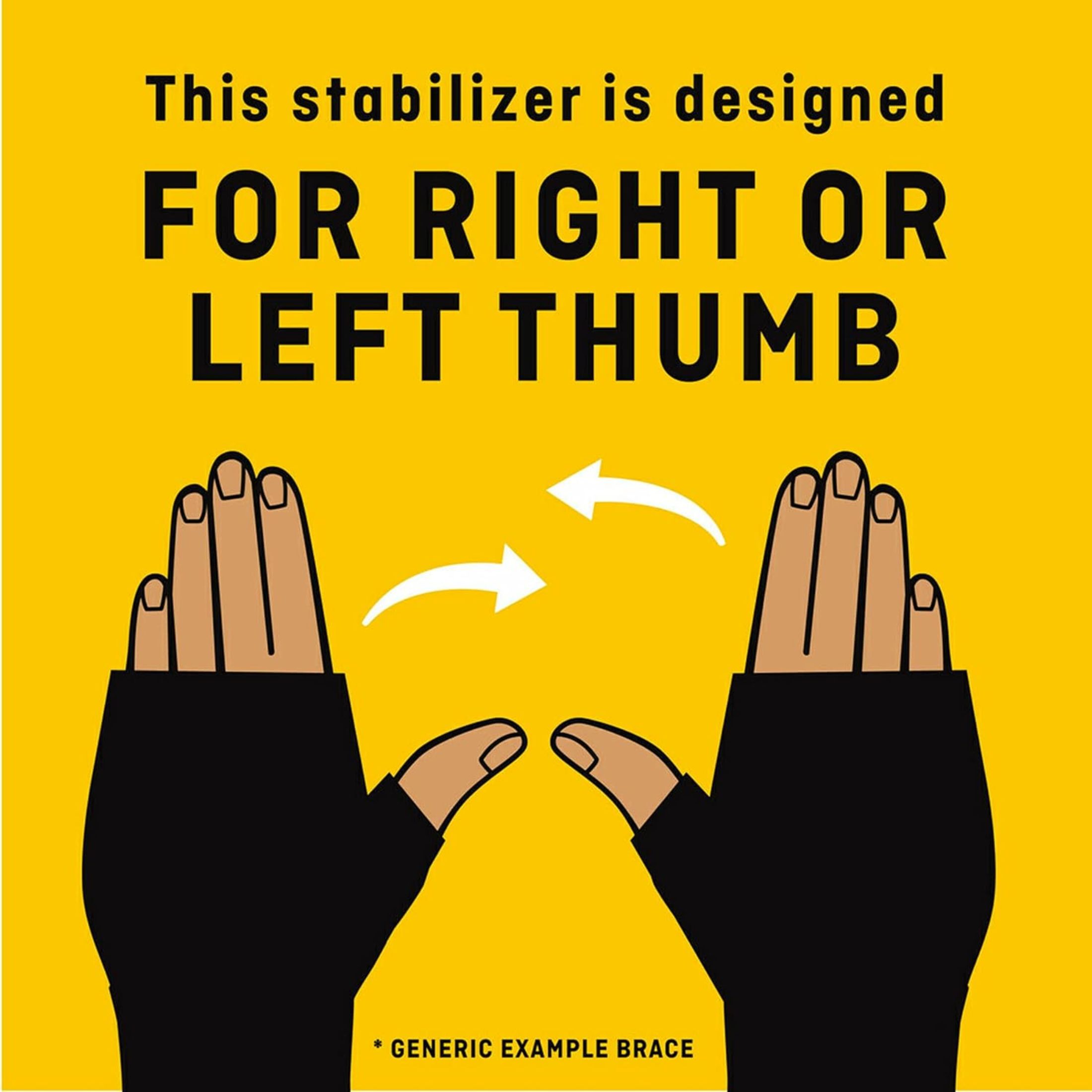 Futuro Deluxe Thumb Stabilizer Black Small/Medium