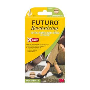 Futuro Revitalizing Ultra Sheer Knee Highs, Nude, Medium, 1 Pair