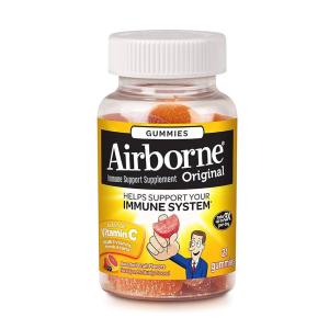 Airborne Immune Support Supplement, Original, Gummies, Assorted Fruit Flavors