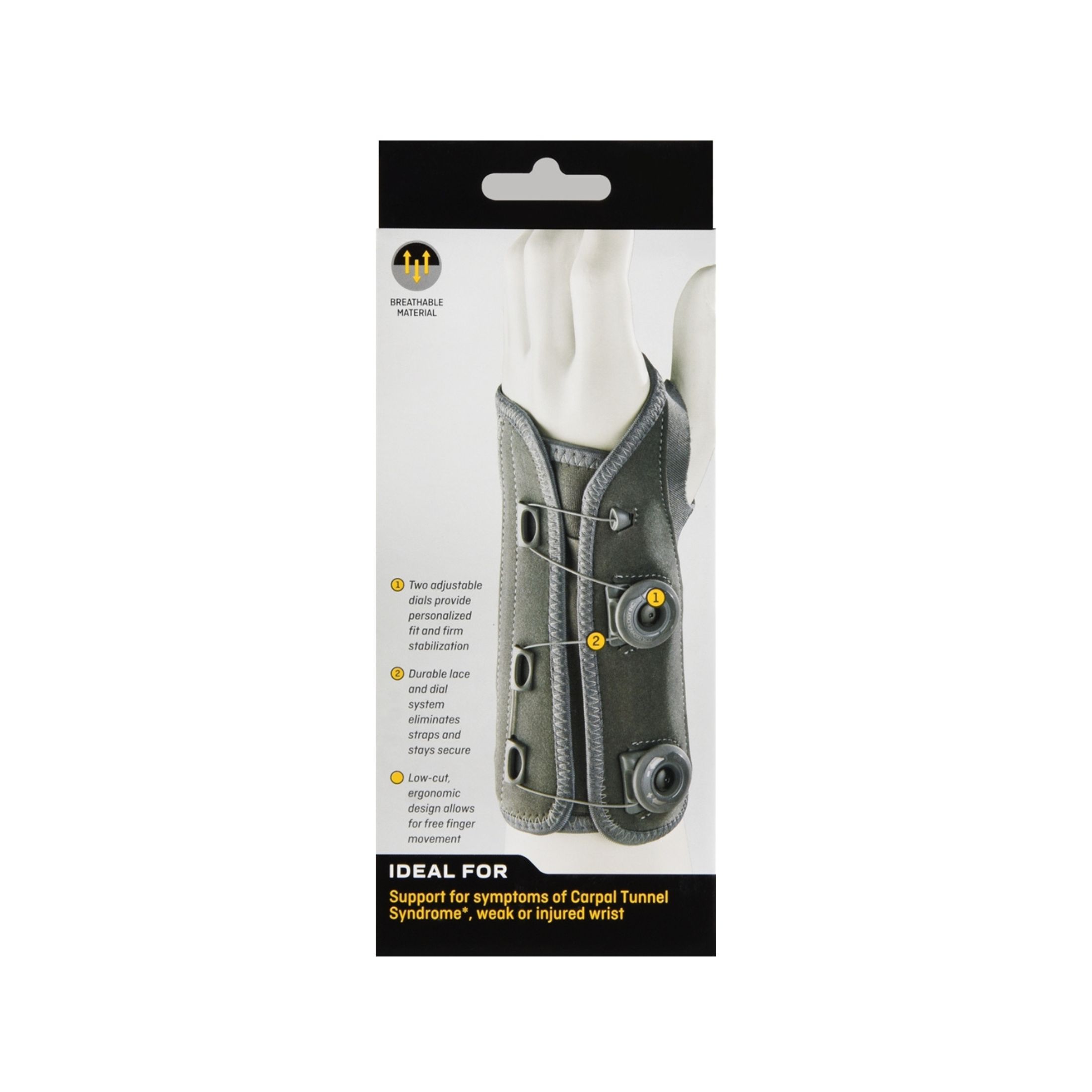 Futuro 3M 611612EN Custom Dial Wrist Stabilizer, Left Hand, Adjustable
