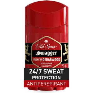 Old Spice Antiperspirant And Deodorant For Men, Red Zone Collection, Swagger Invisible Solid, Lime & Cedarwood Scent 2.6 Oz