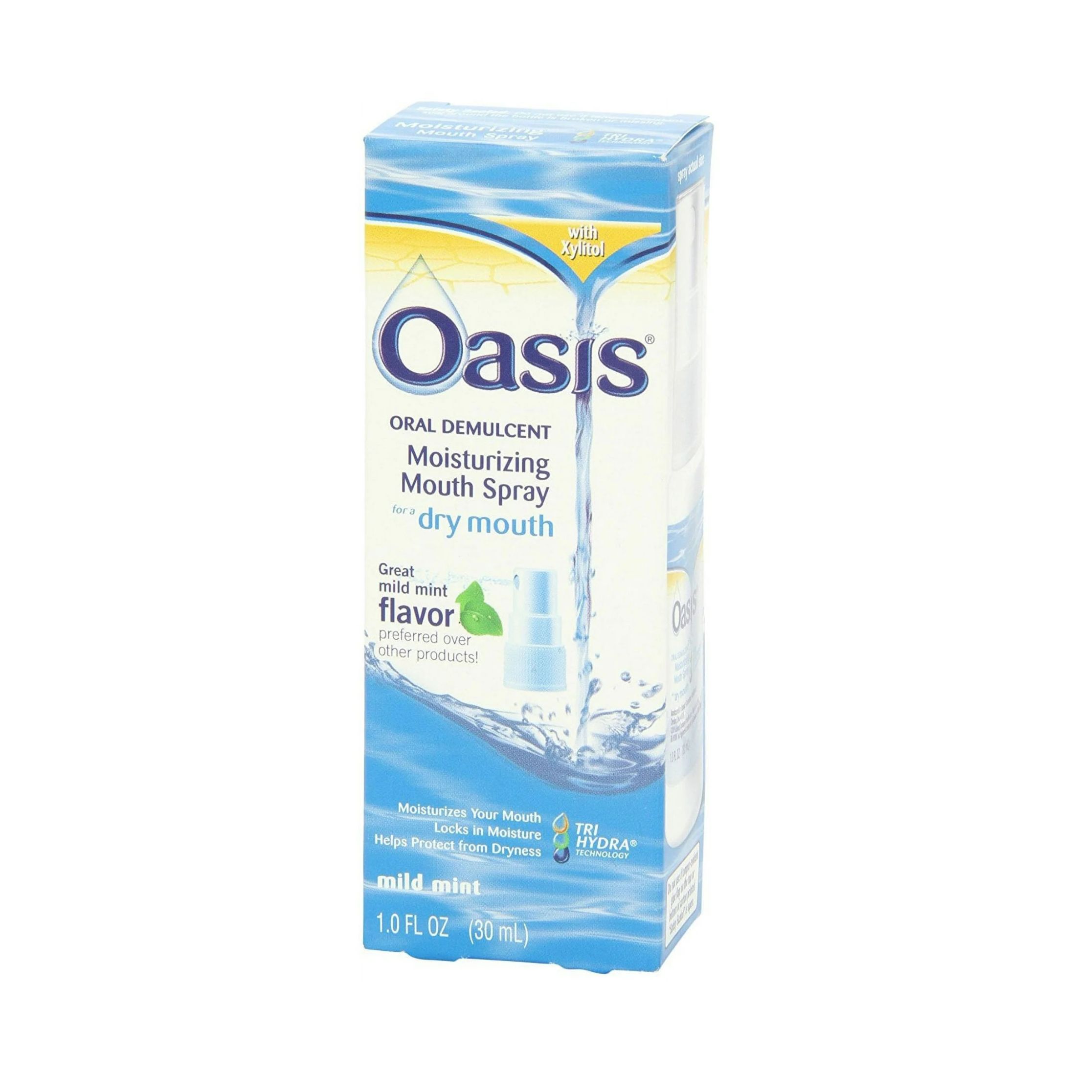 Oasis Moisturizing Dry Mouth Spray, Mild Mint, 1 Oz