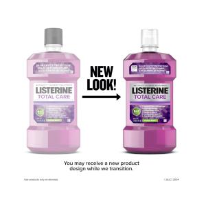 Listerine Total Care Fresh Mint Anticavity Fluoride Mouthwash, 16.9 Fl Oz