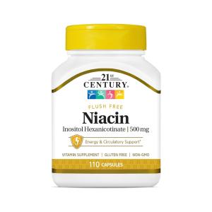 21st Century Niacin 500 Mg - Flush Free - 110 Capsules