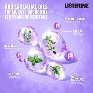 Listerine Total Care Mouthwash, Anticavity, Fluoride, Fresh Mint