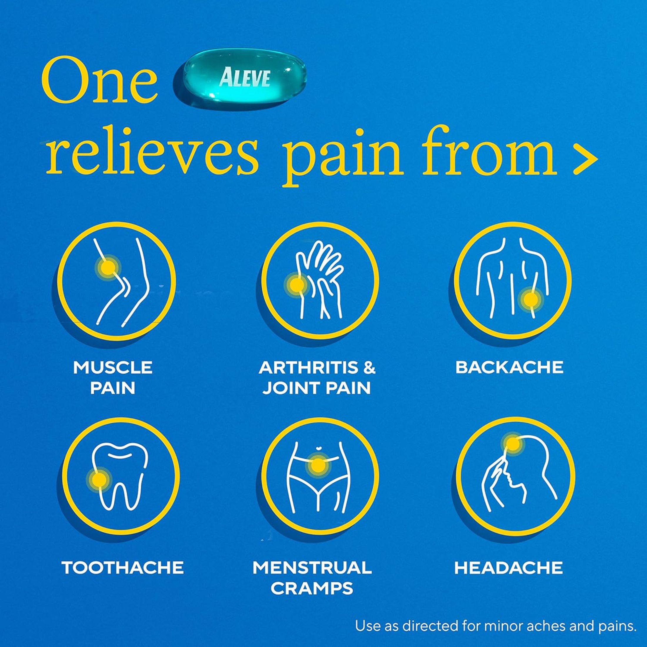 Aleve Liquid Gels W Naproxen Sodium, Pain Reliever/Fever Reducer, 220 Mg