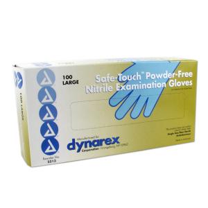 Safe-Touch Nitrile Exam Glove, Large, Blue 694934