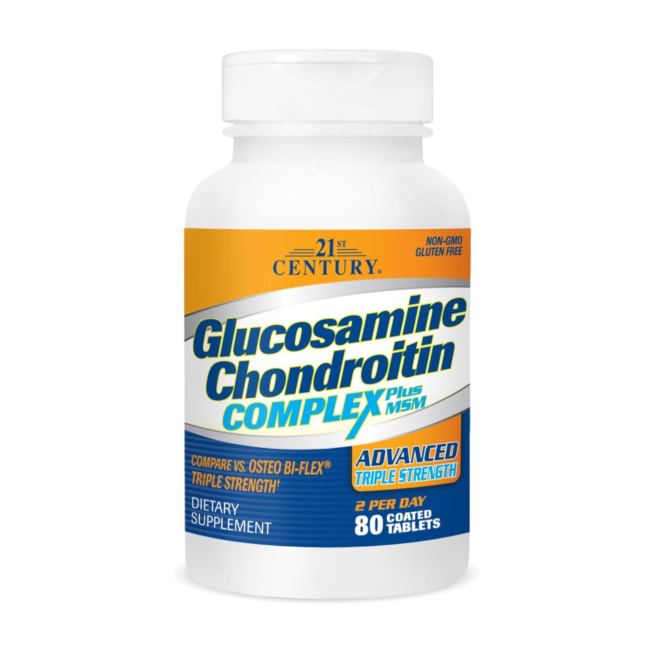 21st Century Glucosamine Chondroitin Complex Plus MSM Advanced Triple Strength