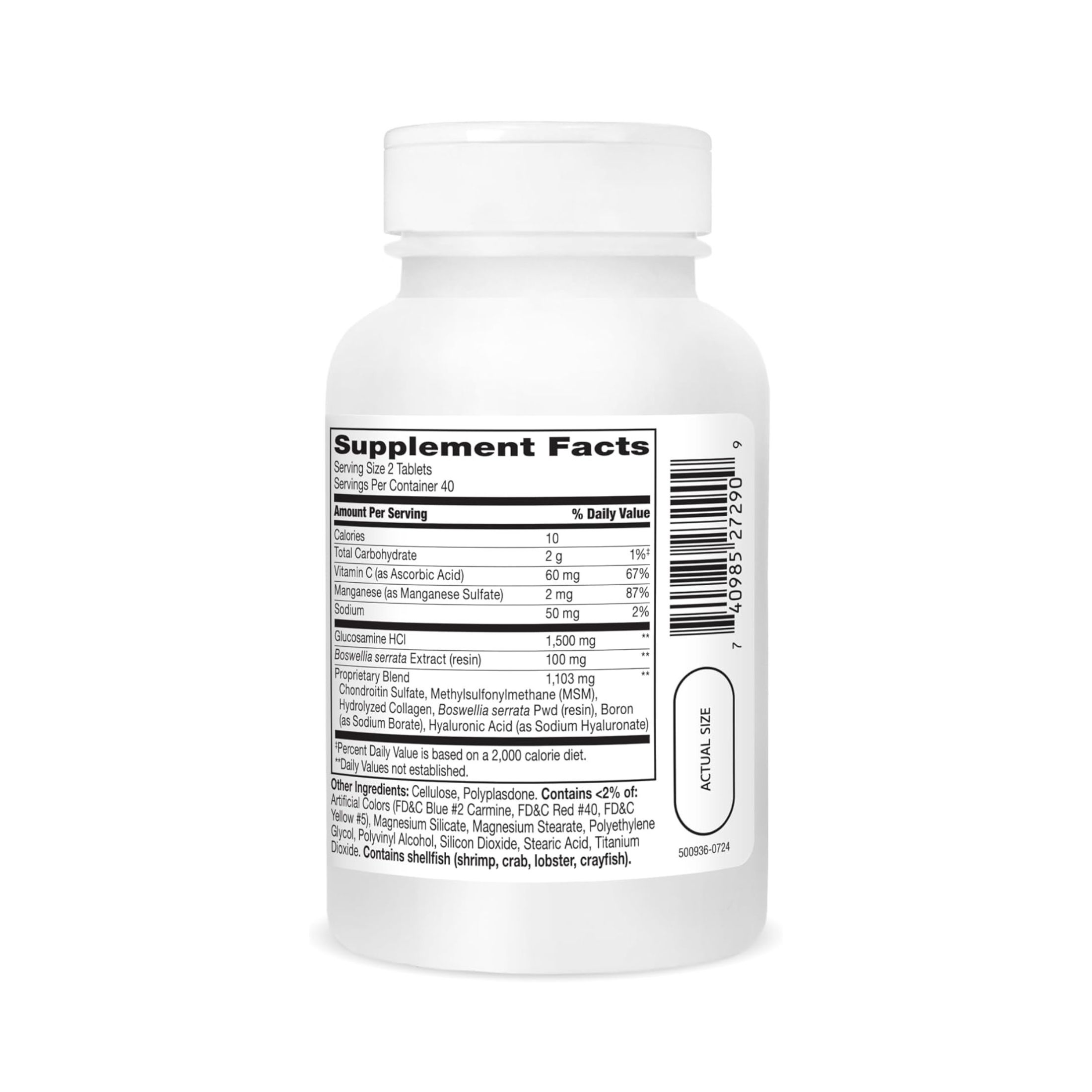 21st Century Glucosamine Chondroitin Complex Plus MSM Advanced Triple Strength