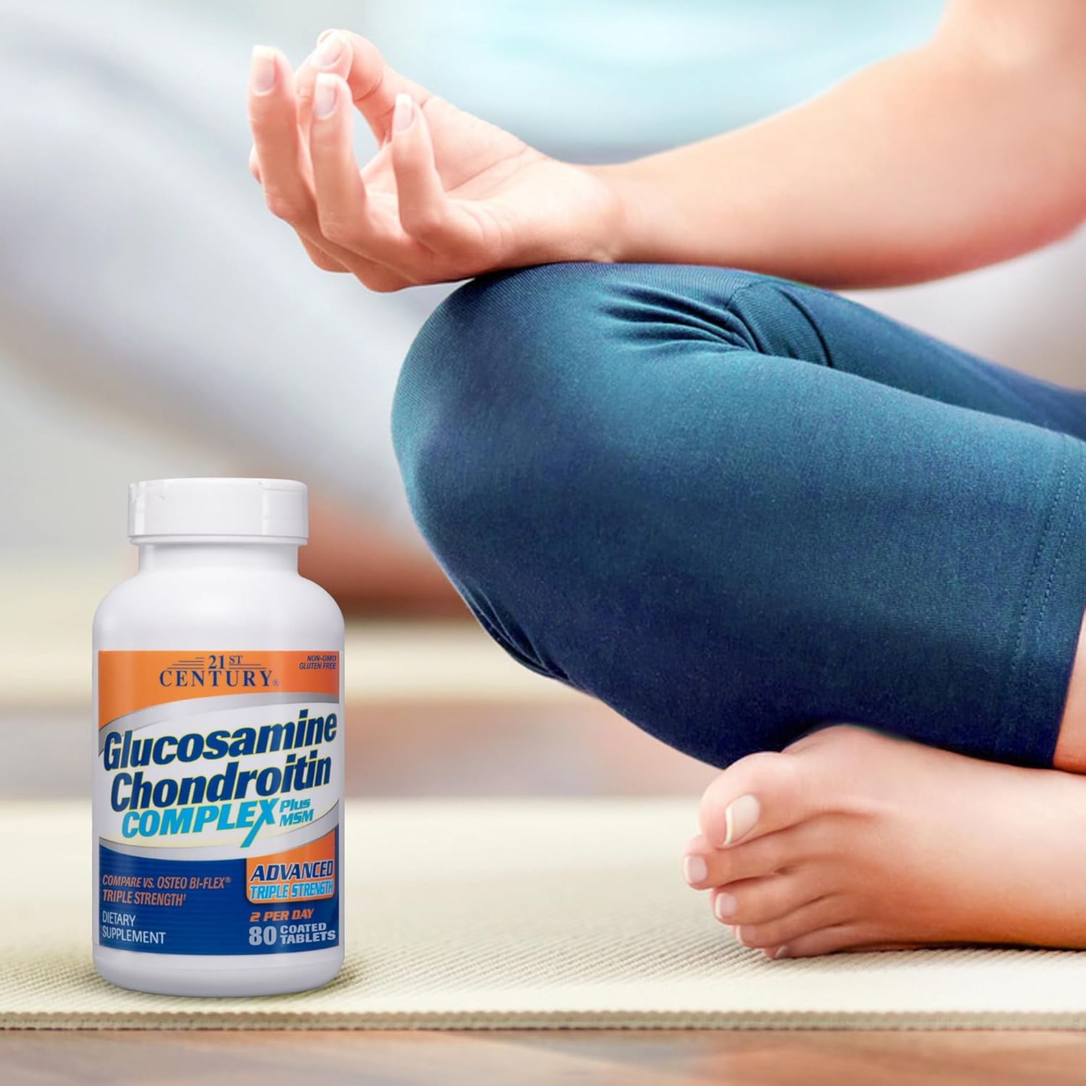 21st Century Glucosamine Chondroitin Complex Plus MSM Advanced Triple Strength