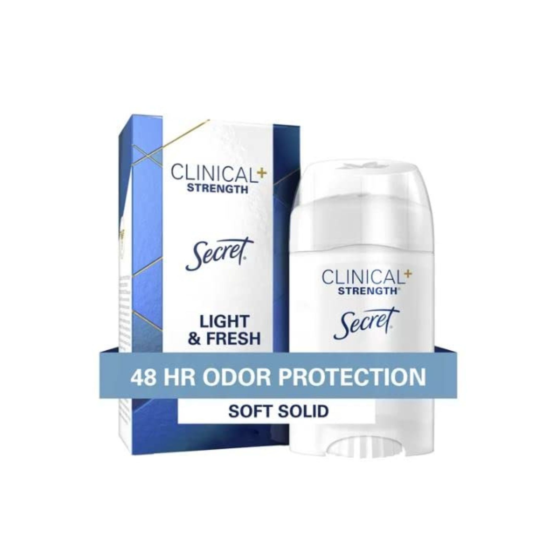 Secret Clinical Strength Antiperspirant And Deodorant Soft Solid, Powder Protection, 1.6 Oz
