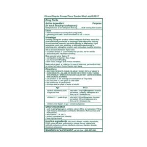 Citrucel Fiber Powder For Occasional Constipation Relief, Orange Flavor - 30 Ounces