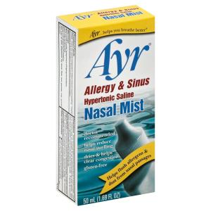 Ayr Allergy & Sinus Hypertonic Saline Nasal Mist 50 Ml