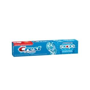 Crest Complete Multi-Benefit Toothpaste, Fluoride, Whitening + Scope, Cool Peppermint