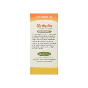 Body Gold Ginkoba Memory Brain Formula All Natural 90 Tablets