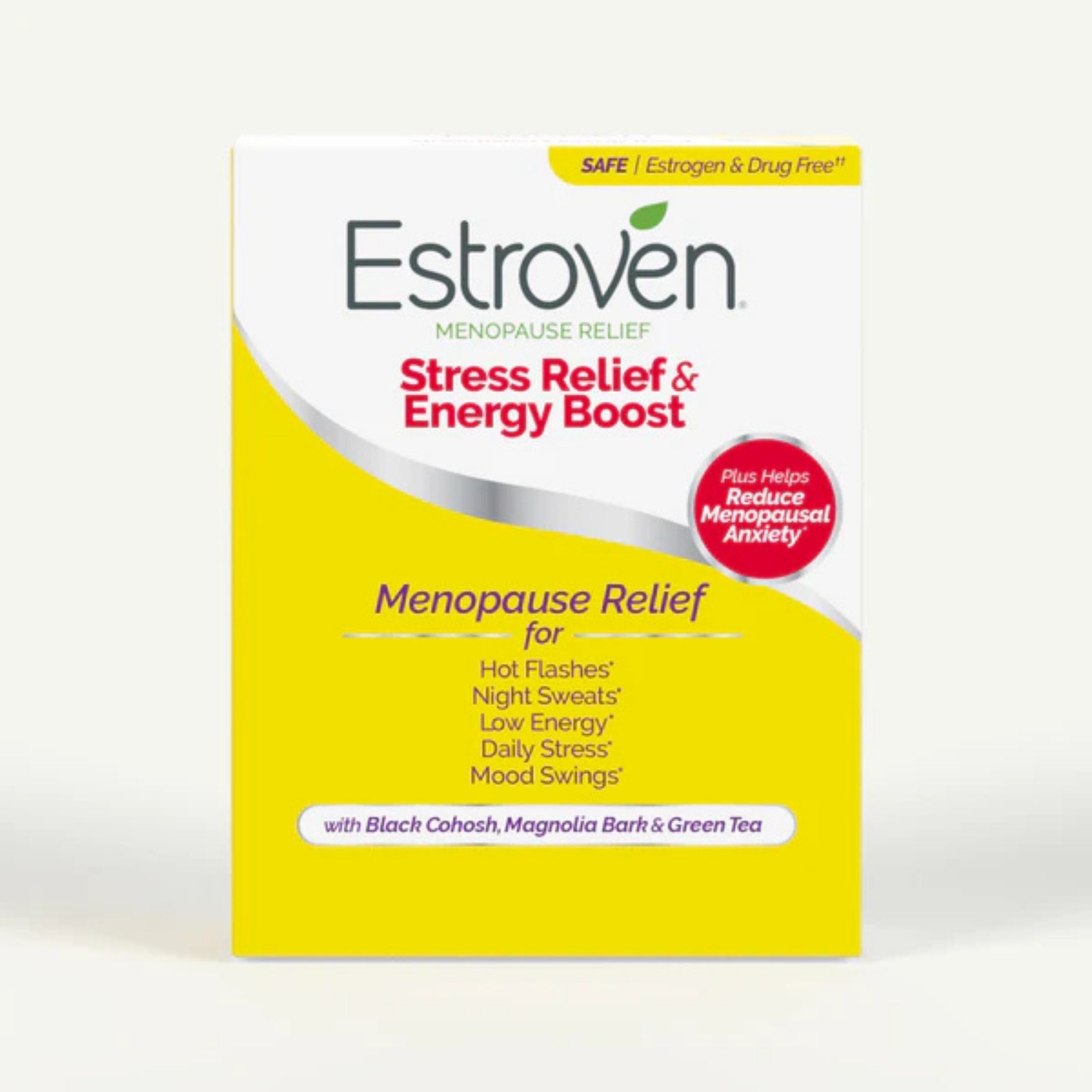 Estroven Caplets Maximum Strength Menopause Relief + Stress
