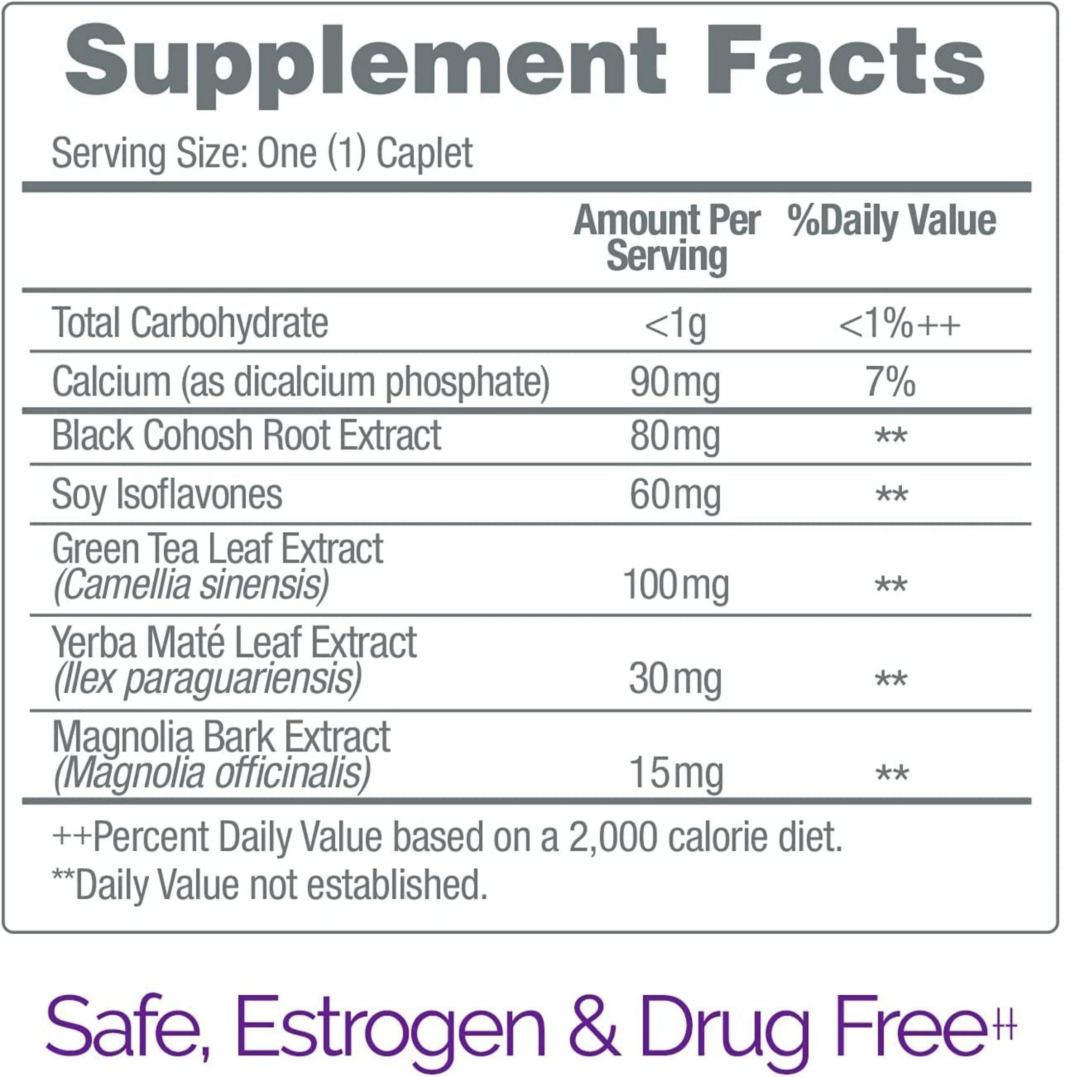 Estroven Caplets Maximum Strength Menopause Relief + Stress