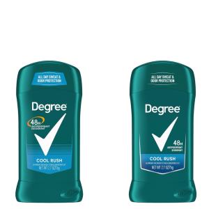 Degree Men Original Protection Cool Rush Antiperspirant Deodorant Stick, 2.7 Ounce
