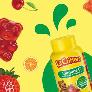 L'il Critters Immune C, Plus Zinc & Echinacea, Gummy Bears, 60 Ct