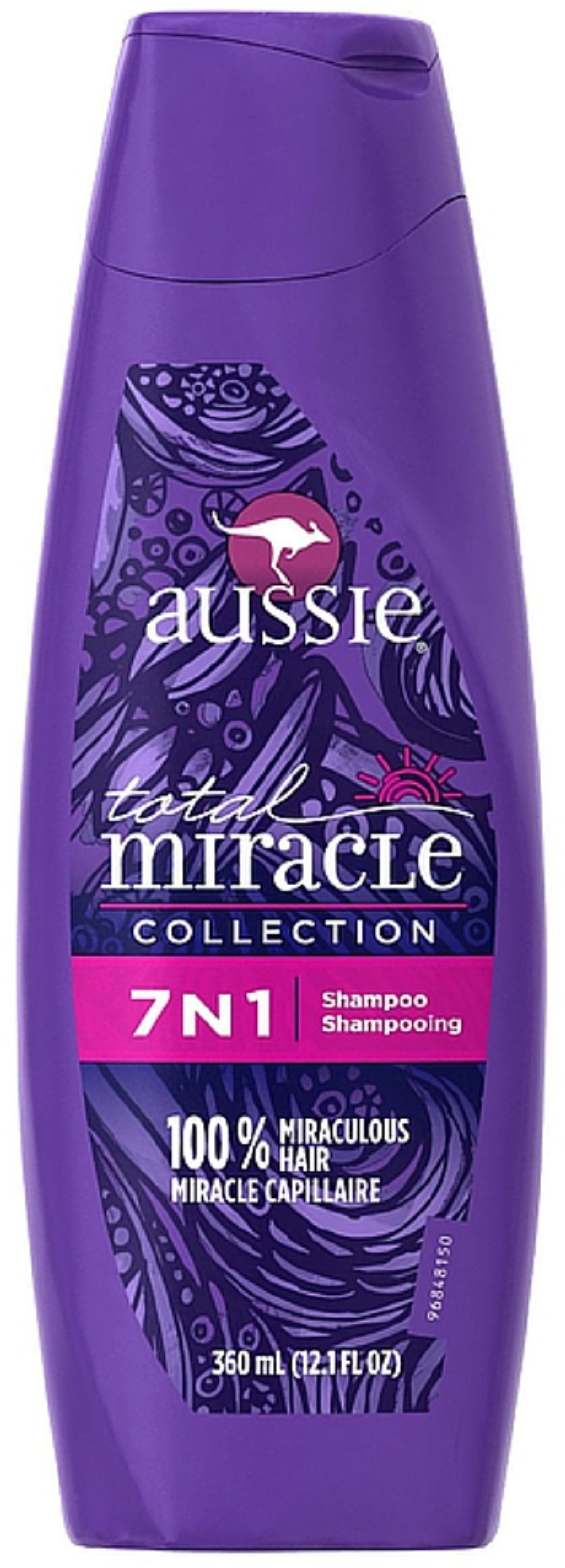 Aussie Total Miracle Shampoo For Damaged Hair, 12.1 Fl Oz