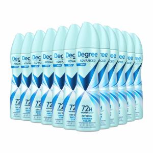 Degree Antiperspirant Deodorant, Shower Clean, Dry Spray 3.8 Oz