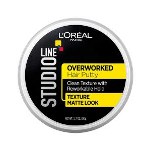 L'Oreal Paris Studio Line Overworked Hair Putty, 1.7 Ounce