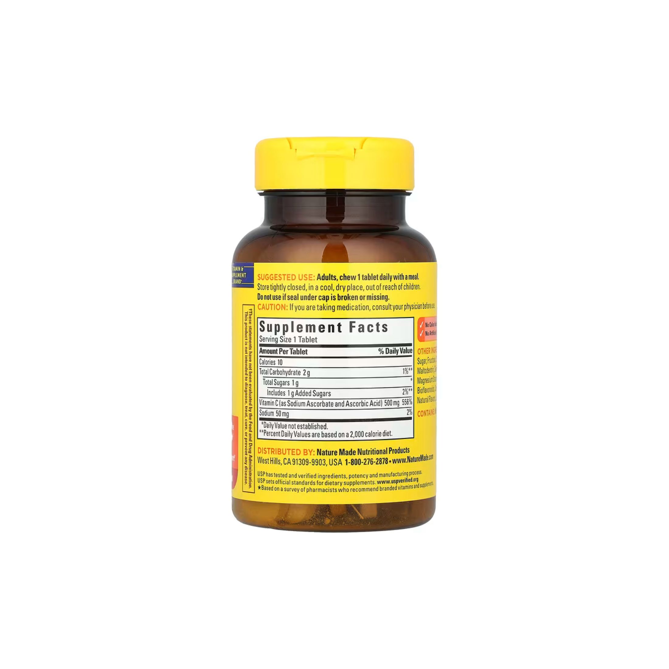 Nature Made Chewable Vitamin C 500 Milligrams