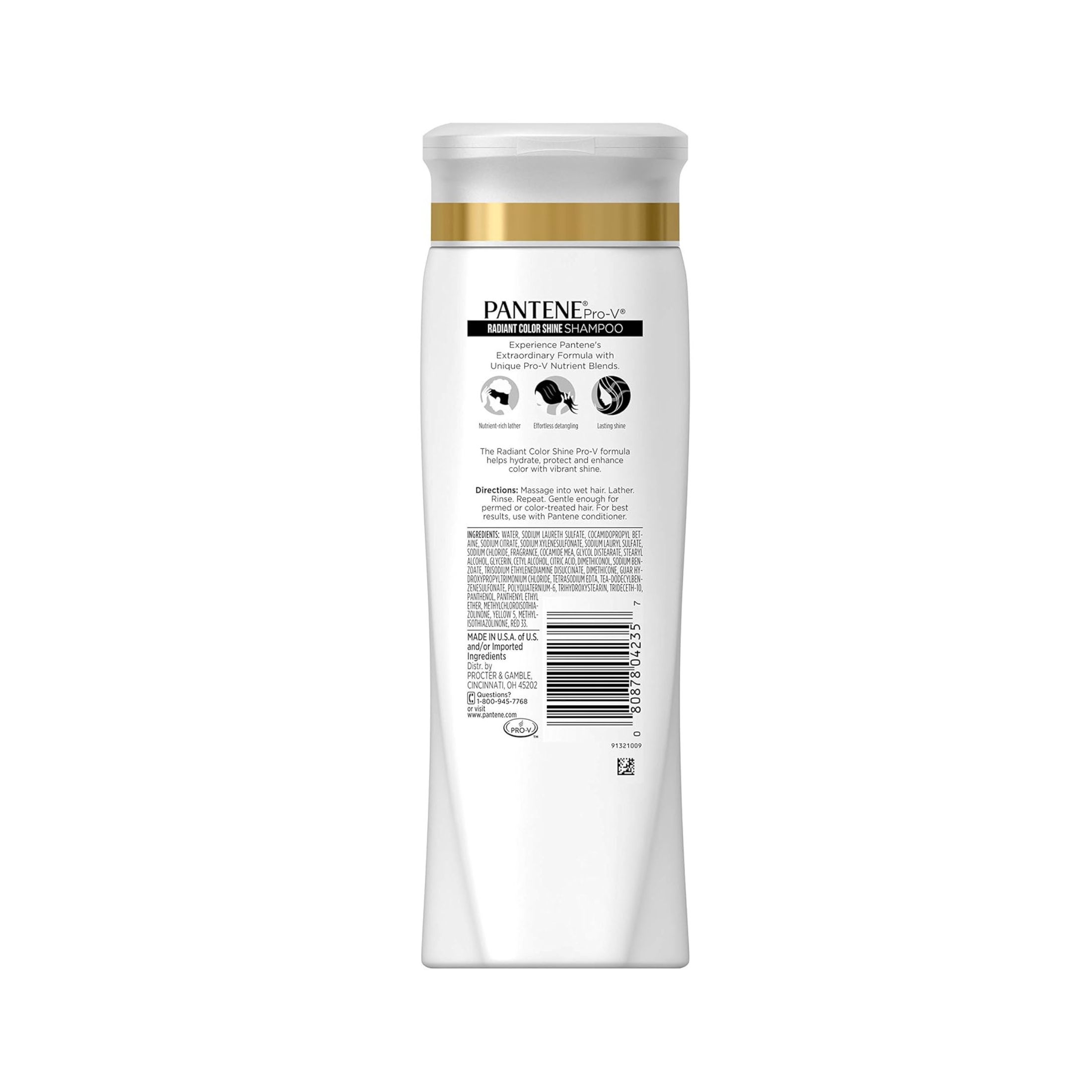 Procter & Gamble USA 4 Pantene Pro-V Radiant Color Shine Shampoo 12.6 Oz Conditioner 12 Oz, 2 Sets