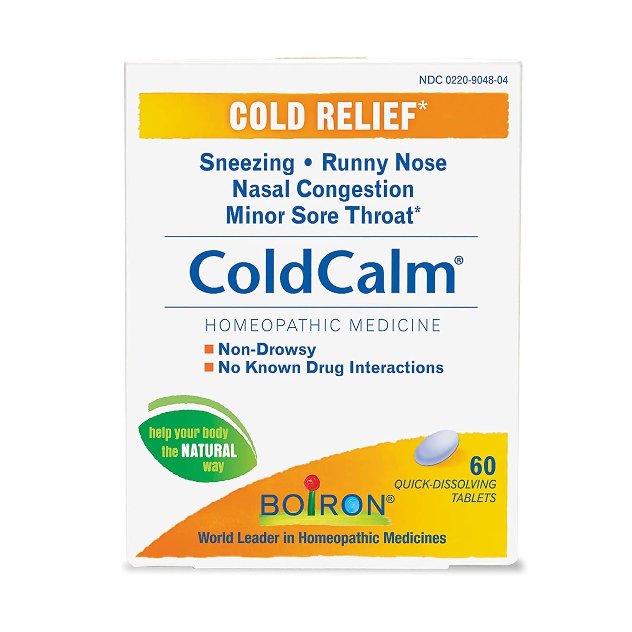 Boiron Coldcalm, 60 Tablets, Homeopathic Medicine For Cold Relief