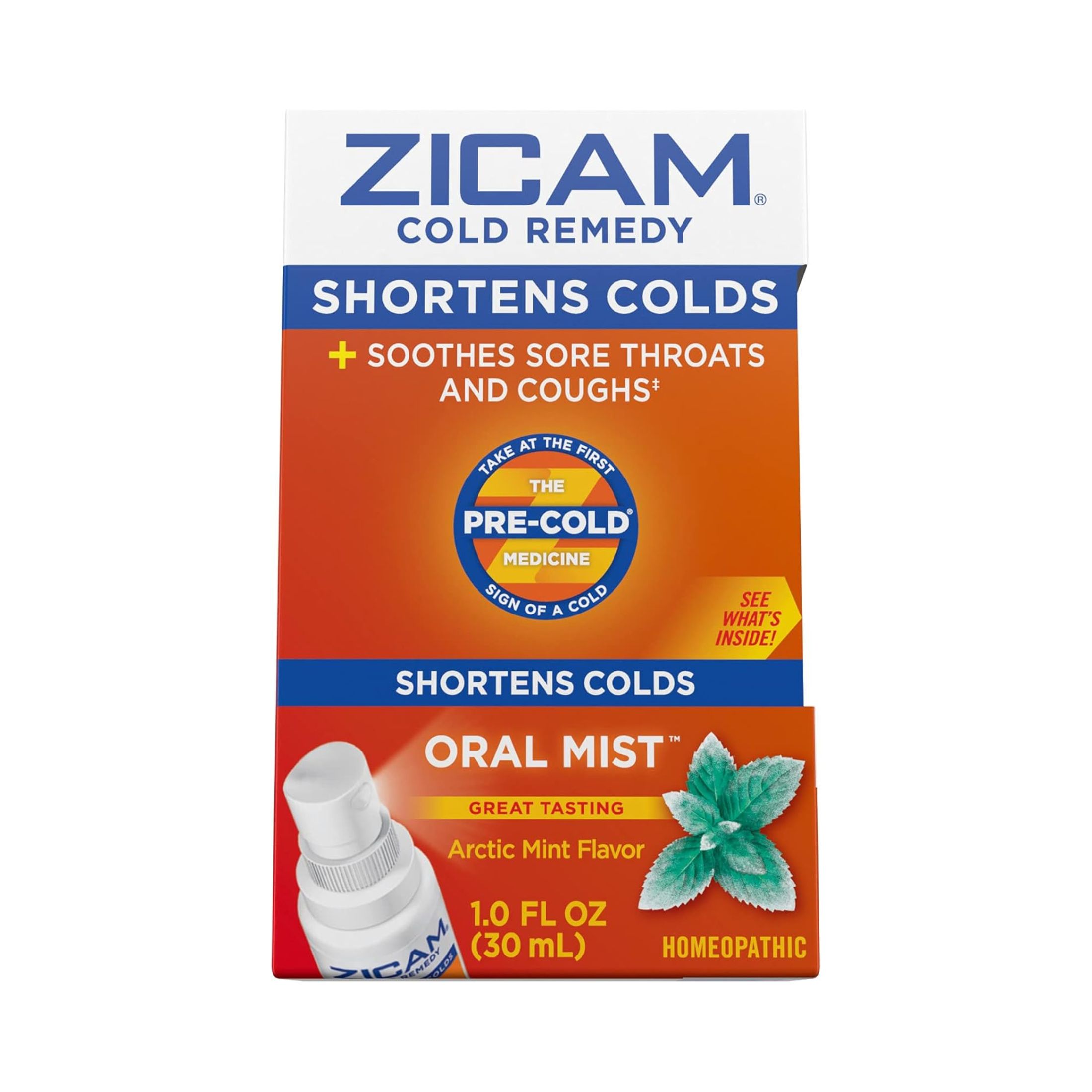 Zicam Cold Remedy Oral Mist Arctic Mint Flavor