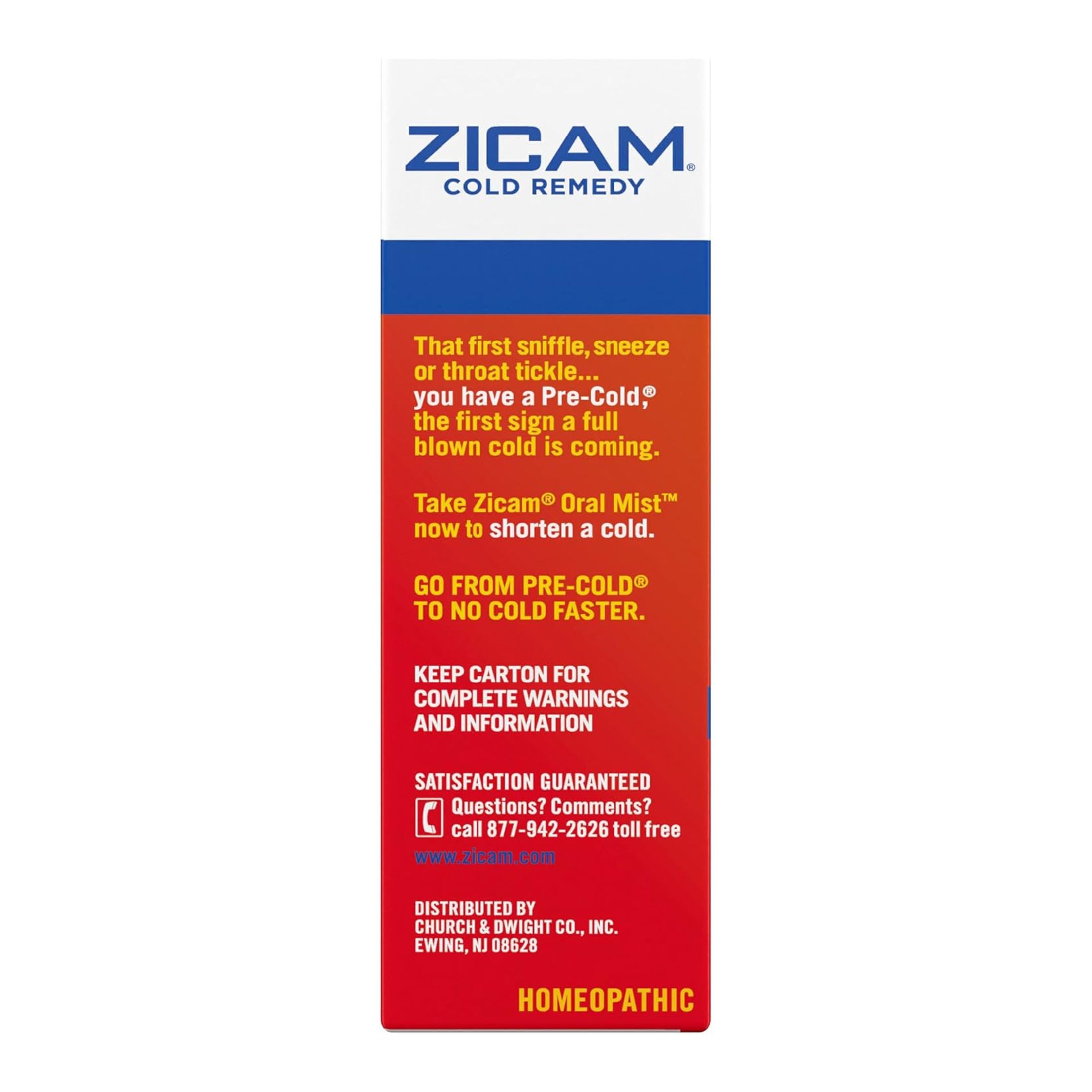 Zicam Cold Remedy Oral Mist Arctic Mint Flavor