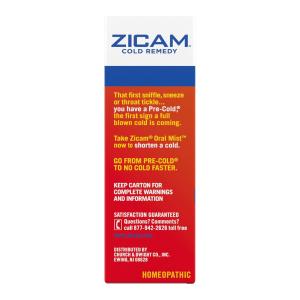 Zicam Cold Remedy Oral Mist Arctic Mint Flavor