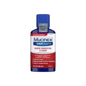 Mucinex Fast-Max Maximum Strength Severe Congestion & Cough Liquid