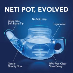SinuCleanse All-Natural Soft Tip Neti Pot Nasal Wash System 1 Ea Box
