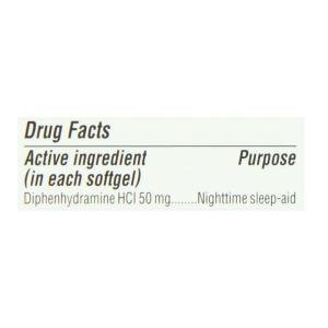 Unisom Nighttime Sleep Aid, 50 Mg, Soft Gels