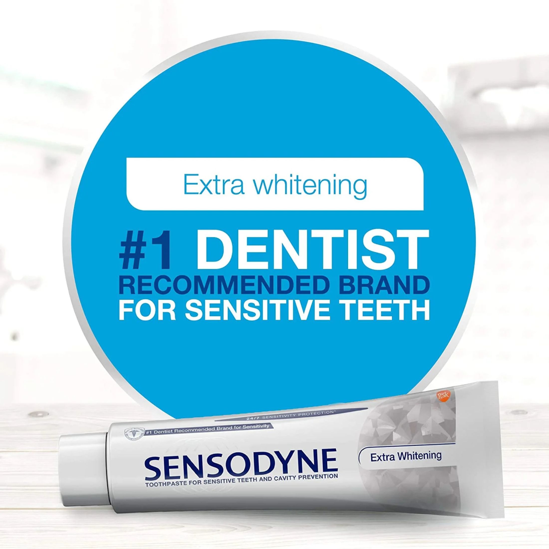 Sensodyne Extra Whitening Sensitivity Protection Toothpaste - 6 Oz