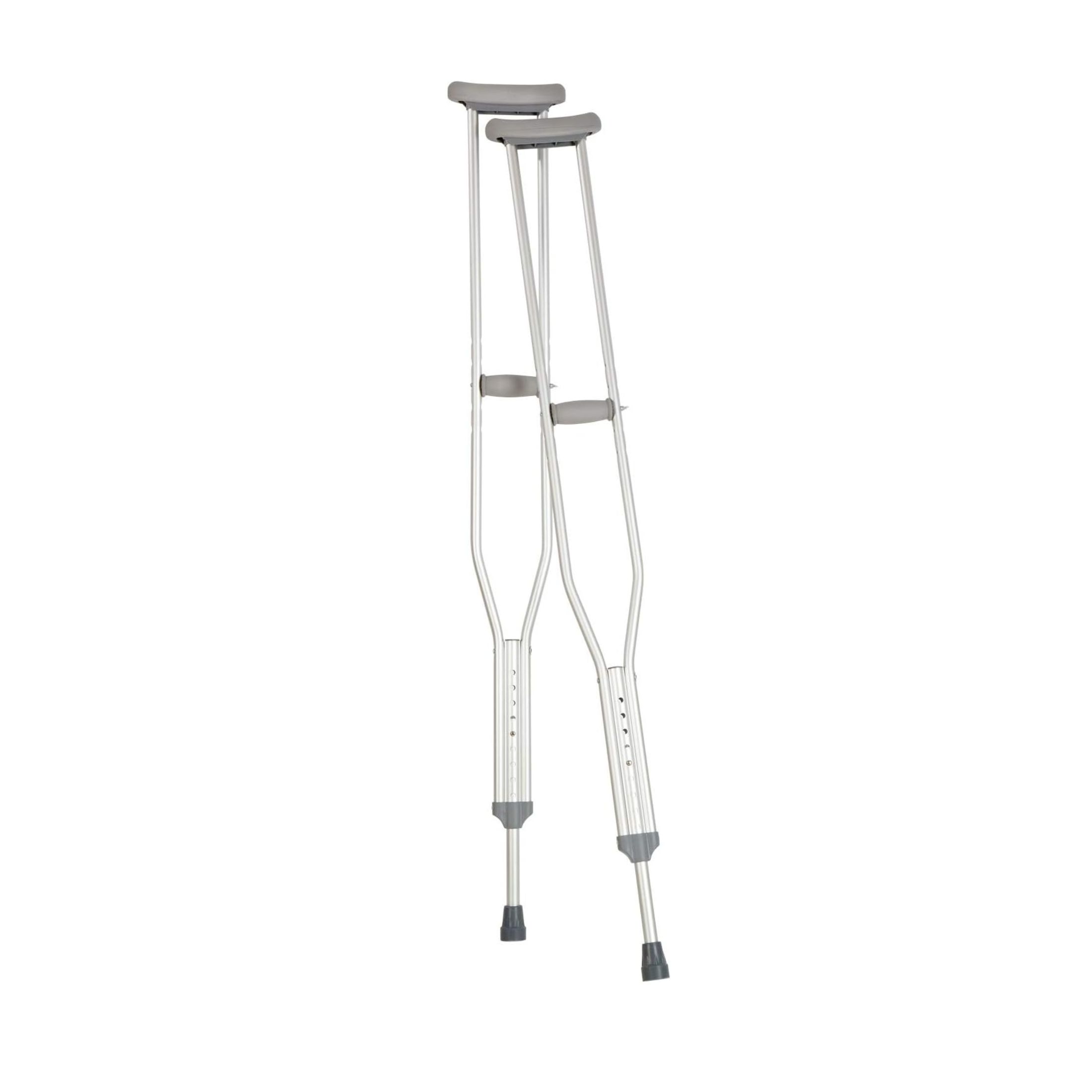 Carex Tall Push Button Aluminum Crutches