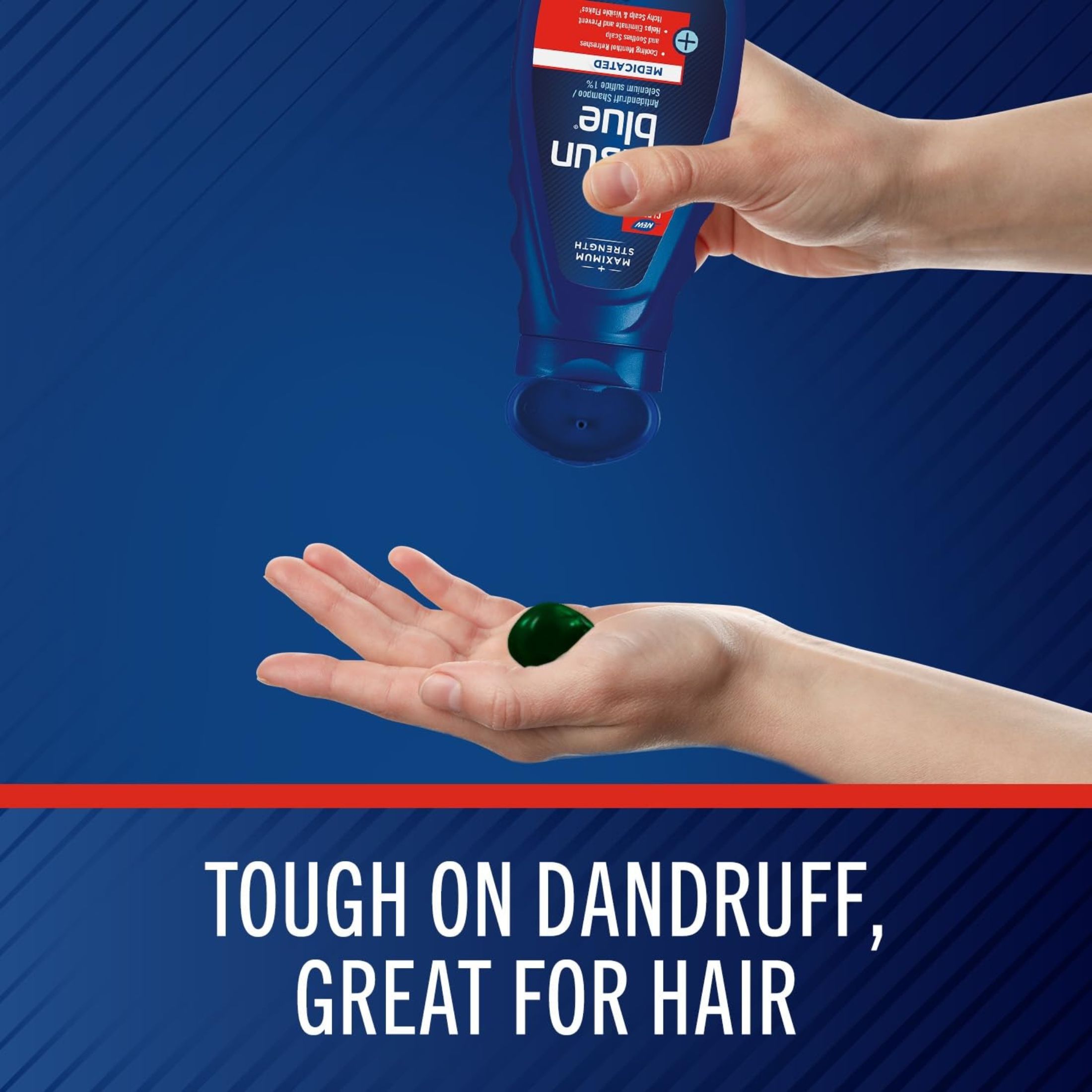 Selsun Blue Antidandruff Shampoo, Maximum Strength, Medicated 11 Fl Oz