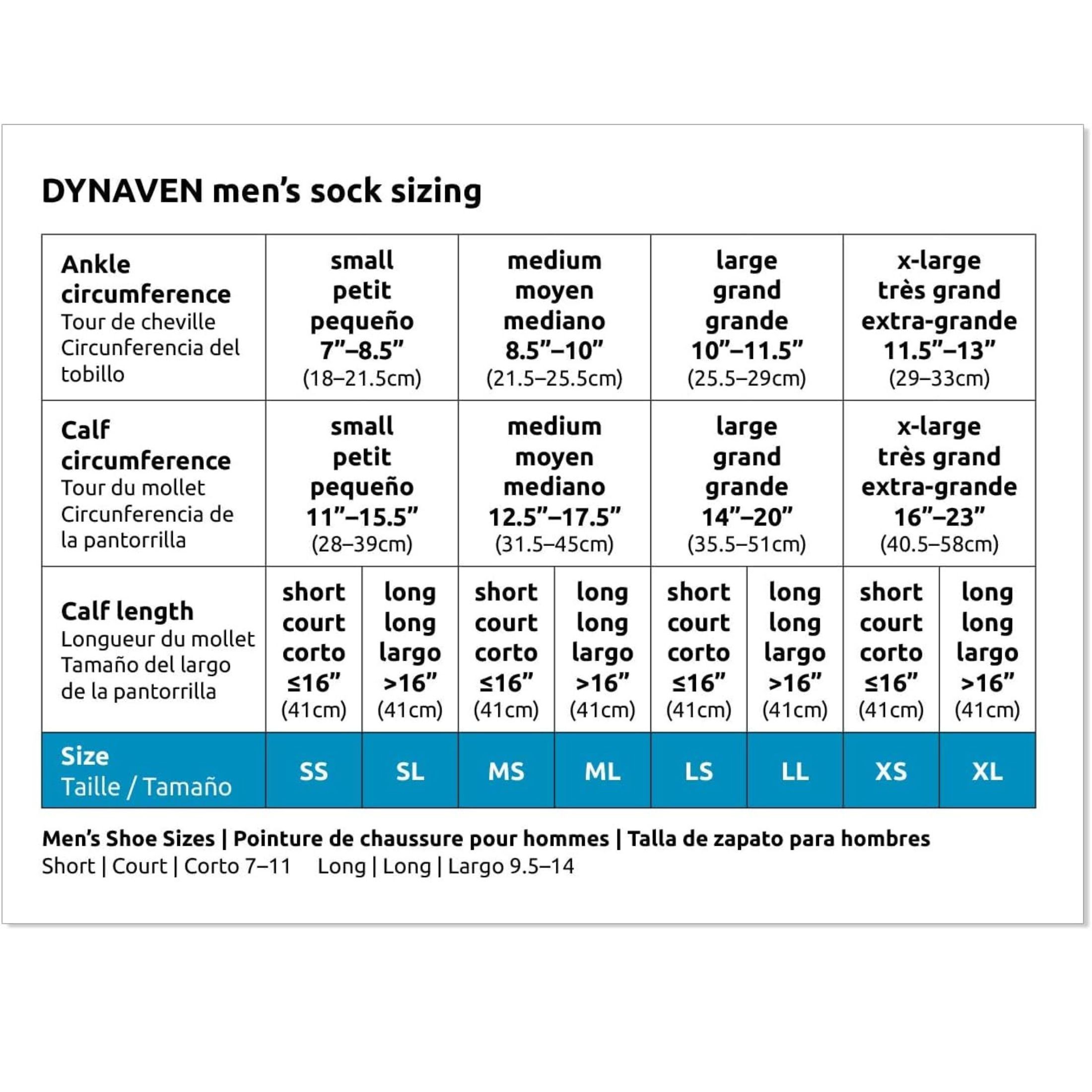 Sigvaris Dynaven Men's ACCESS 920 Calf Hosiery 20-30mmHg
