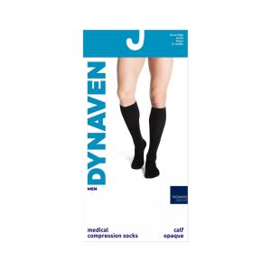 Sigvaris Dynaven Opaque Ribbed Men's Knee High 20-30 mmHg