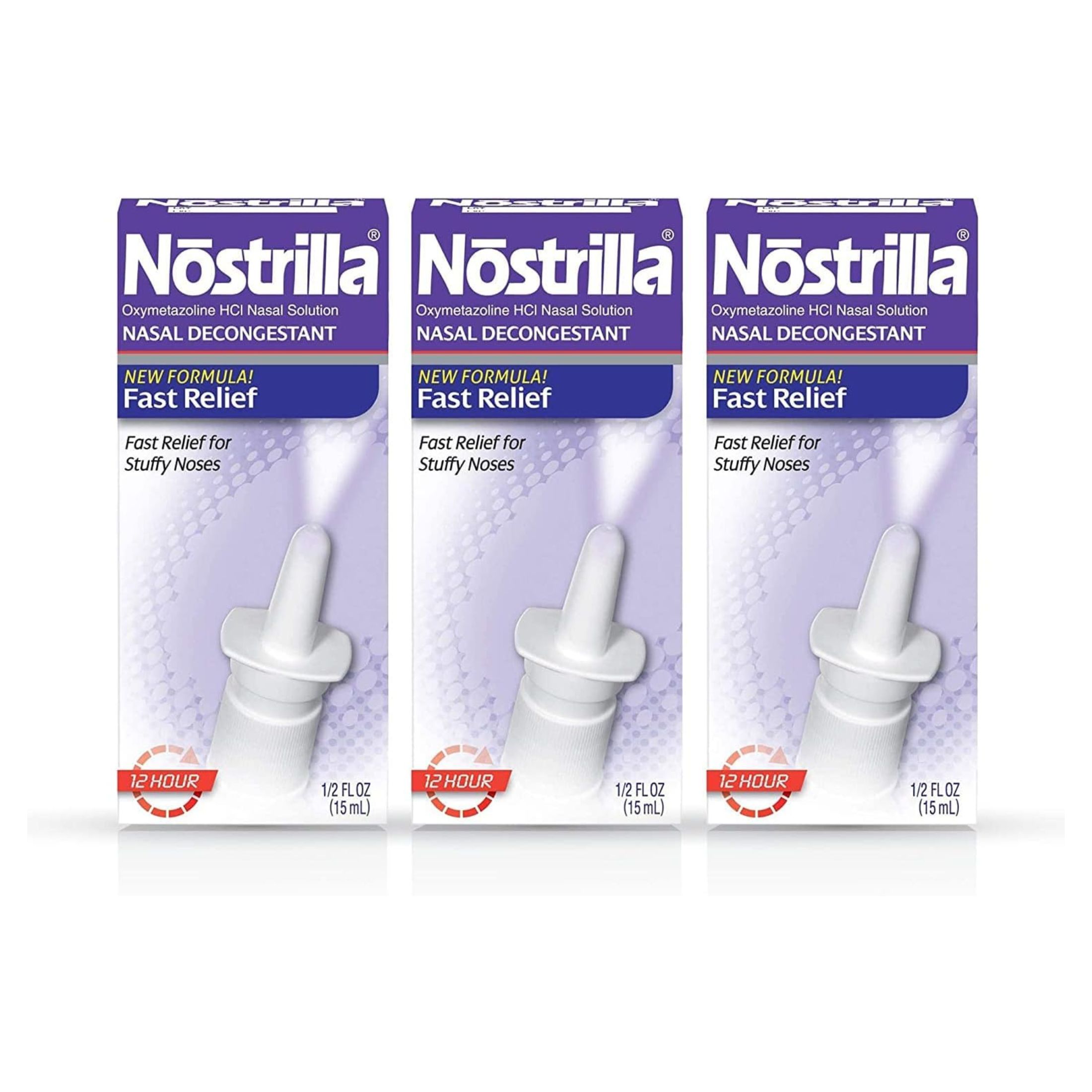 Nostrilla Original Fast Relief 12 Hour Nasal Decongestant