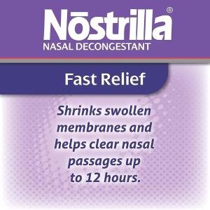 Nostrilla Original Fast Relief 12 Hour Nasal Decongestant