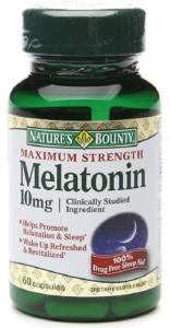 Nature's Bounty Melatonin Sleep Aid Capsules, 10 Mg