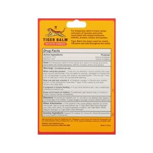 Tiger Balm Pain Relieving Ointment, Red Extra Strength 0.63 Oz
