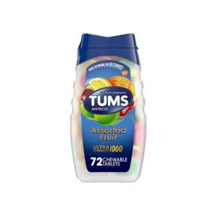 Tums Ultra Strength Assorted Fruit Antacid Chewable Tablets