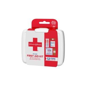 Johnson & Johnson First Aid To Go! Portable Mini Travel Kit 12pc