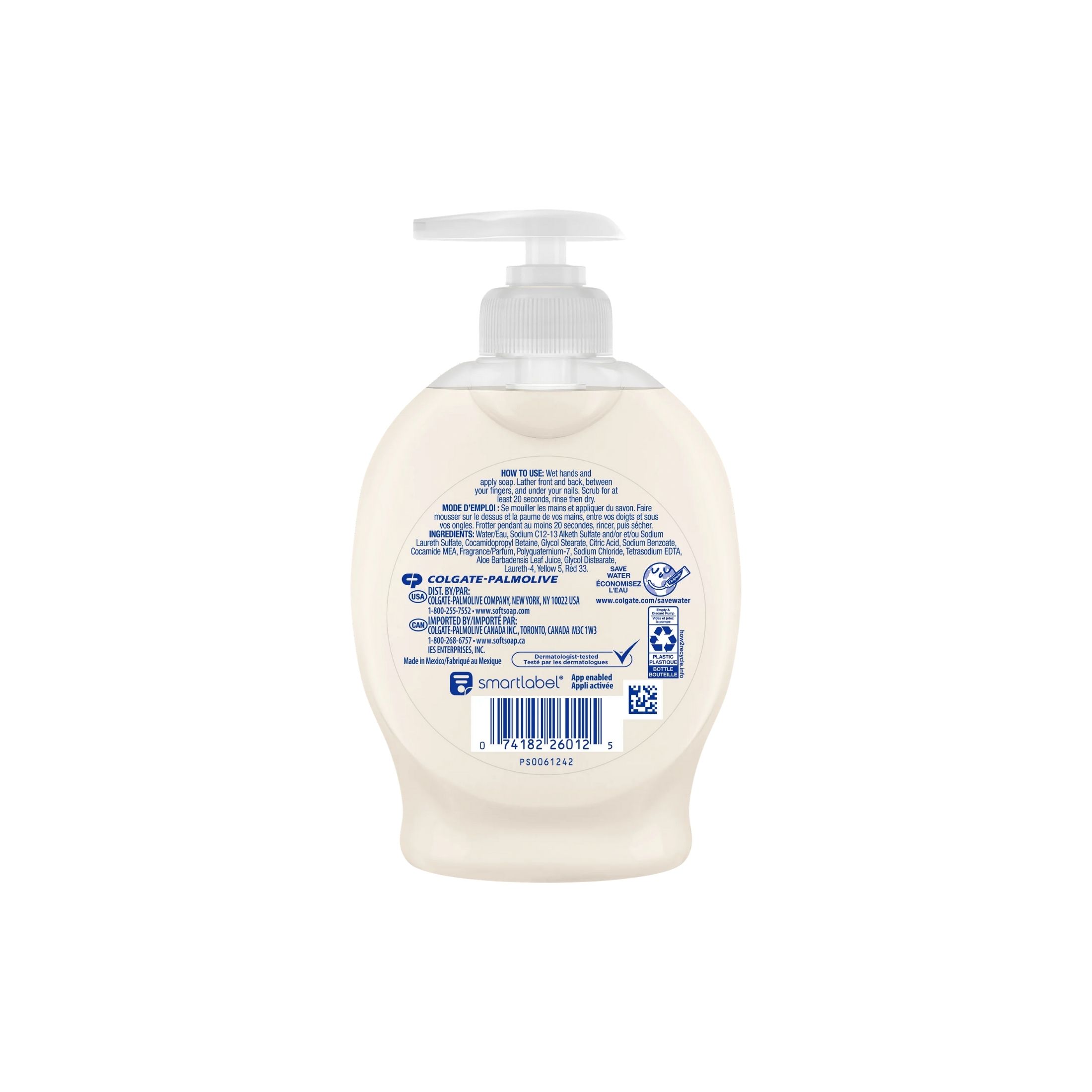 Softsoap Aloe Vera Fresh Scent Soothing Clean Moisturizing Liquid Hand 7.5 Ounce