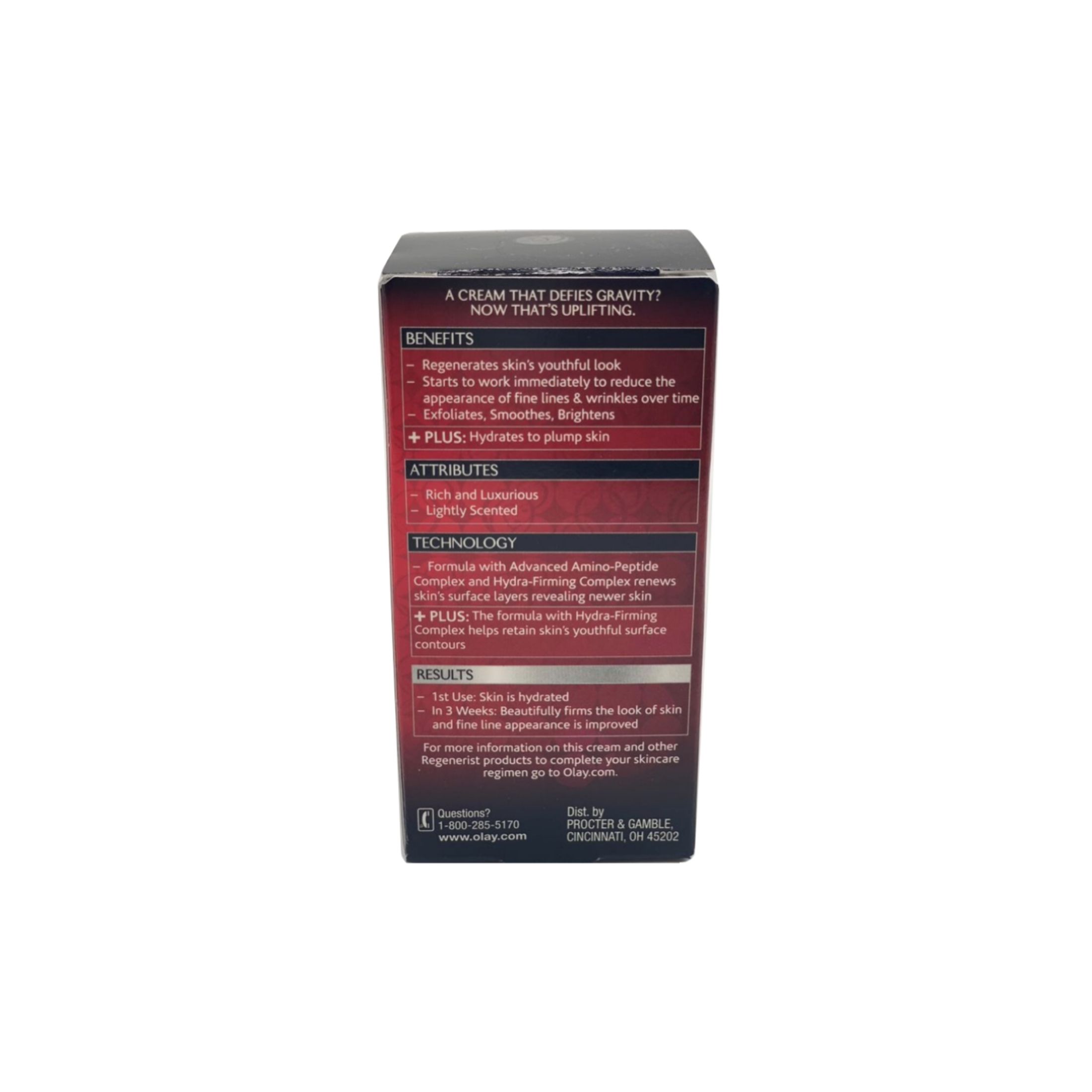 Procter & Gamble USA Olay Regenerist Cream 1.7 Oz By Dist Co